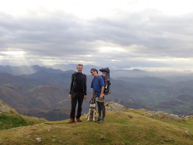 Basque country hills - with Itziar, Iker and Luna