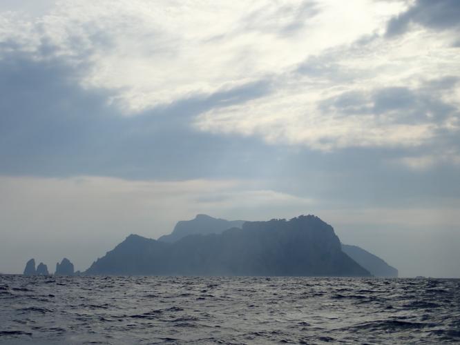 Island of Capri, off the southern headland of the Bay of Naples