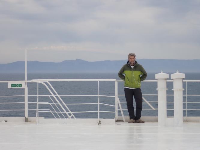 on deck next day, recovered, Crimea in background