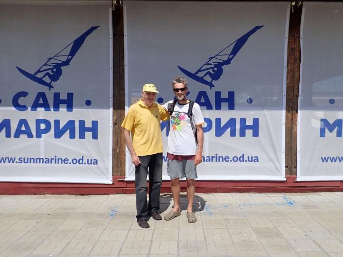 with record breaking windsurfer Sergiy Naidych
