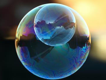 One bubble: Earth
